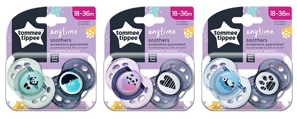Chupetes Tommee Tippee Anytime 18-36 meses, surtido - M+O