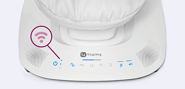 Hamaca para bebé 4moms MamaRoo, compatible con Alexa y Google Home - M+O