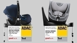 Excelentes resultados de Britax Römer no último teste de cadeiras infantis para automóvel