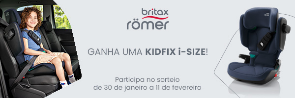 Britax Römer sorteia uma cadeira auto KIDFIX i-SIZE