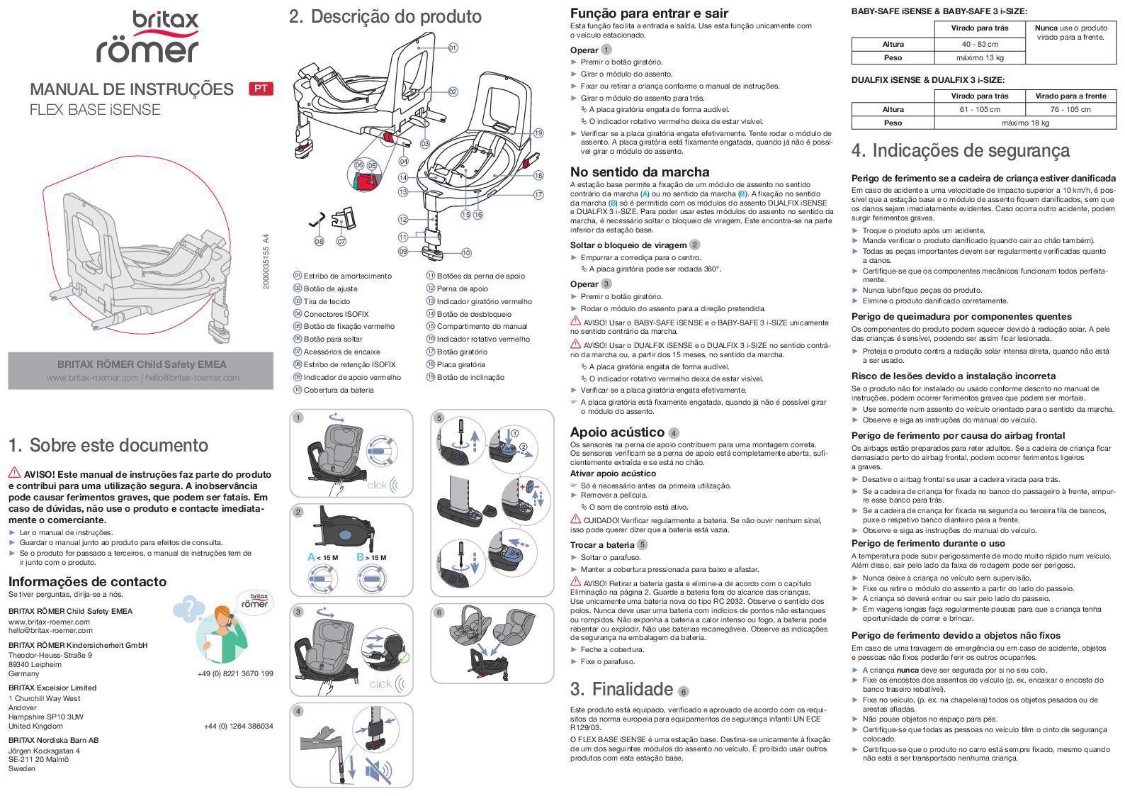 Manual de usuario Britax-Römer Kidfix M I-size (Español - 116 páginas)