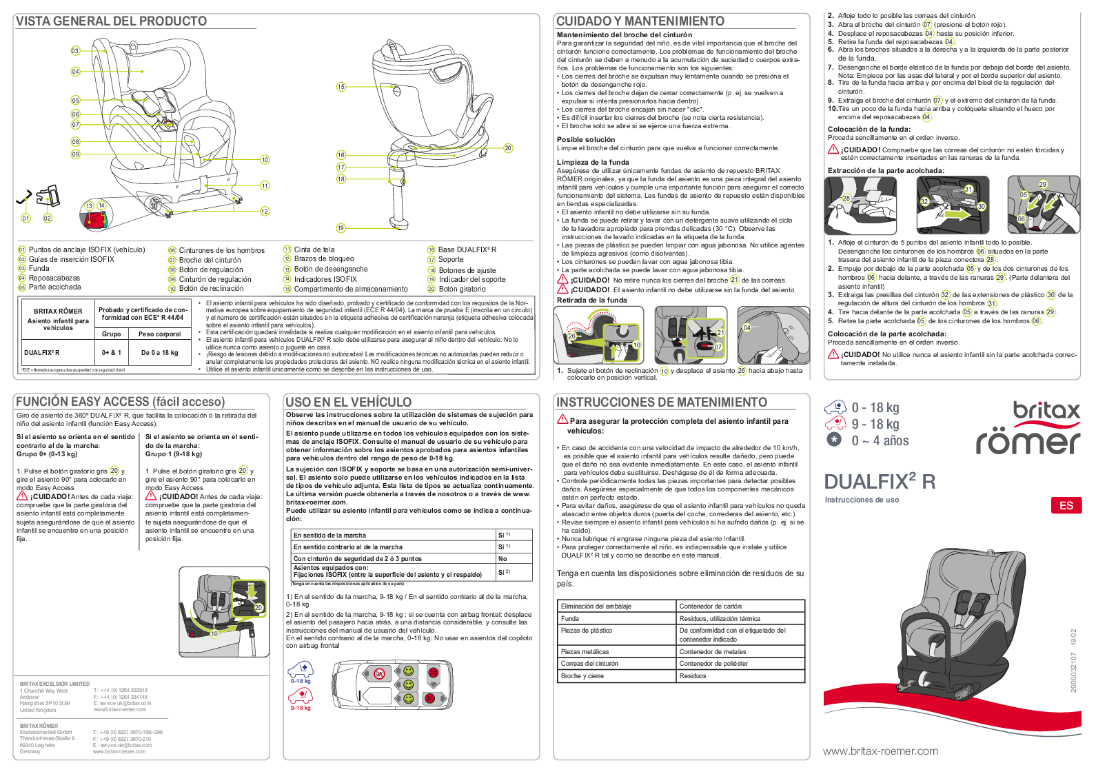 Britax-Römer Kidfix M I-size user manual (English - 116 pages)