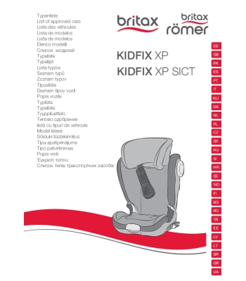 Vehículos Homologados Kidfix XP - SICT