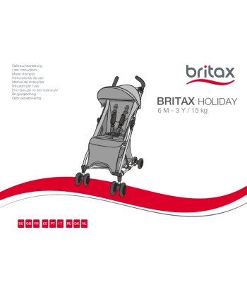 Manual de instrucciones Britax Holiday